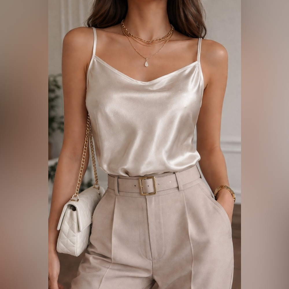R&M Richards Cream Camisole